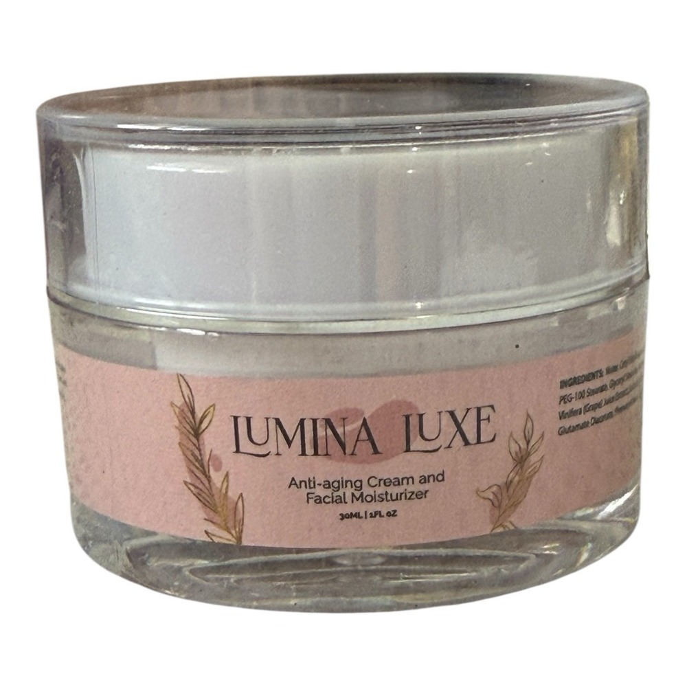 New Lumina Luxe Anti-Aging Cream Facial Moisturizer Reduce Wrinkles & Lines 1 oz